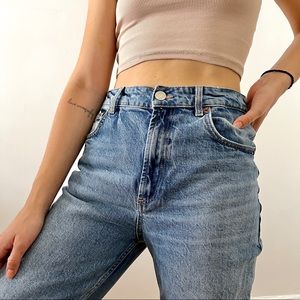 Zara mom jeans
